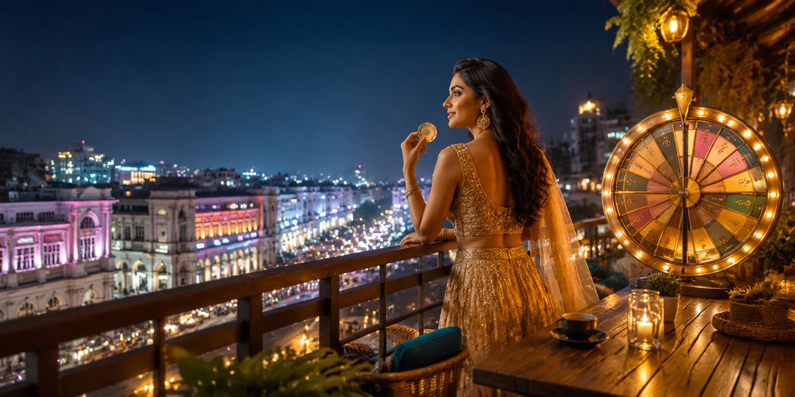 Roulette game preview with Indian cultural theme