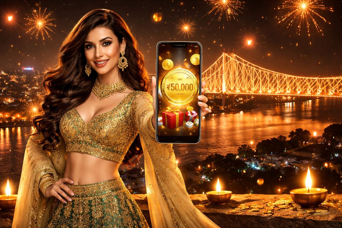 Kolkata Diwali festival with mobile betting and deposits