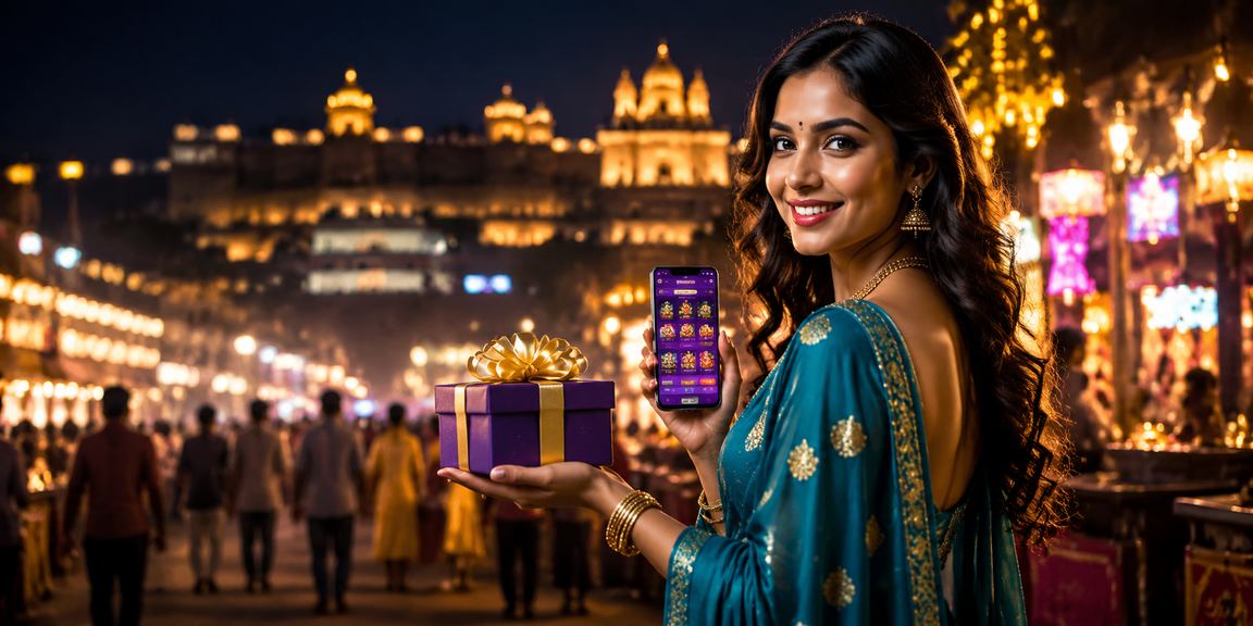 Mobile payment usage in Pune with Indian traditional attire and smartphone